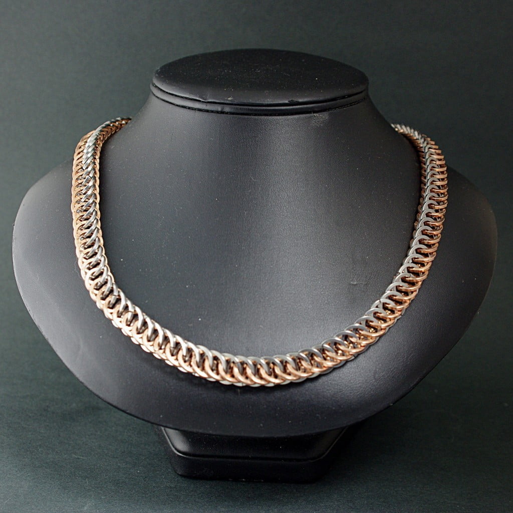 Bronze & stainless steel HP4-1 neckchain